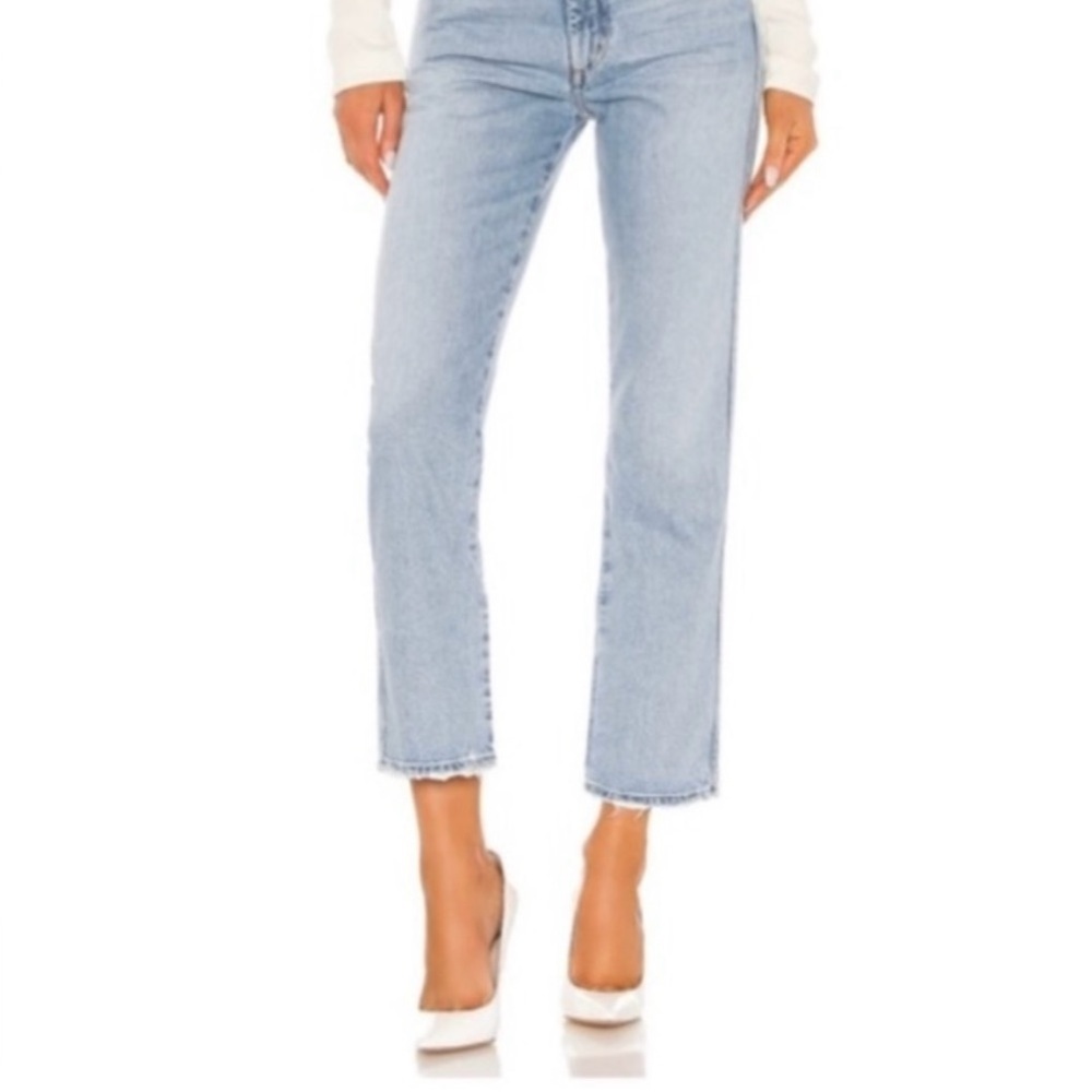 Agolde Pinch Waist High Rise Kick in Riptide size 29
